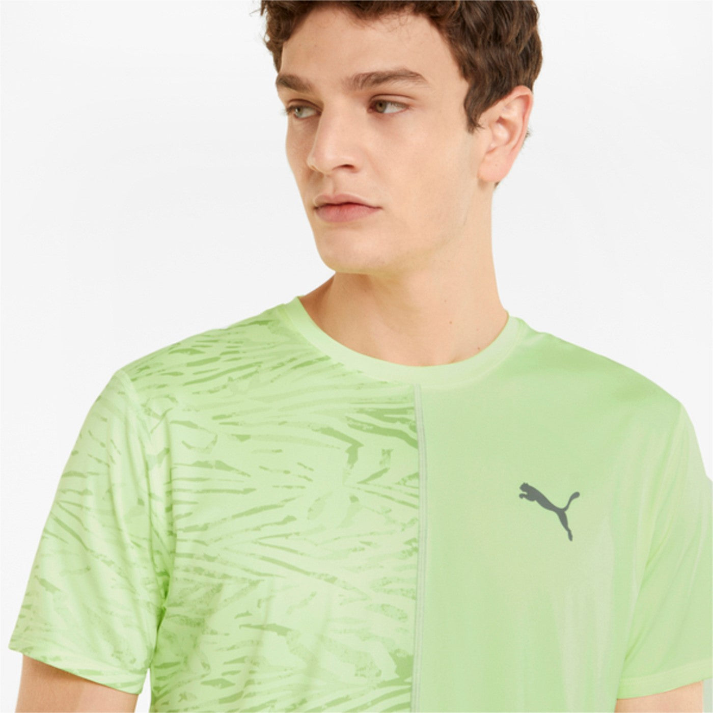 Puma RUN Graphic SS Tee M 521402-37 fizzy light