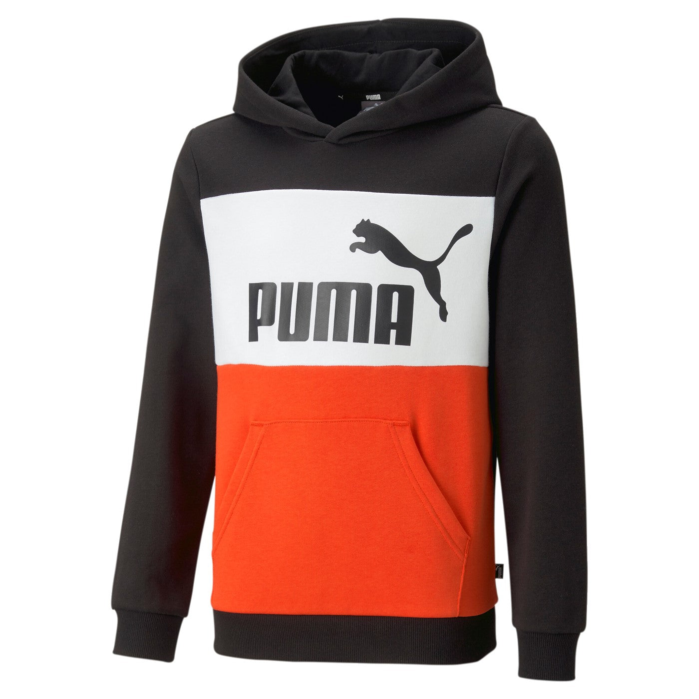 Puma Boy's Colorblock Hoodie Tr B 849082 57 black-warm earth-white