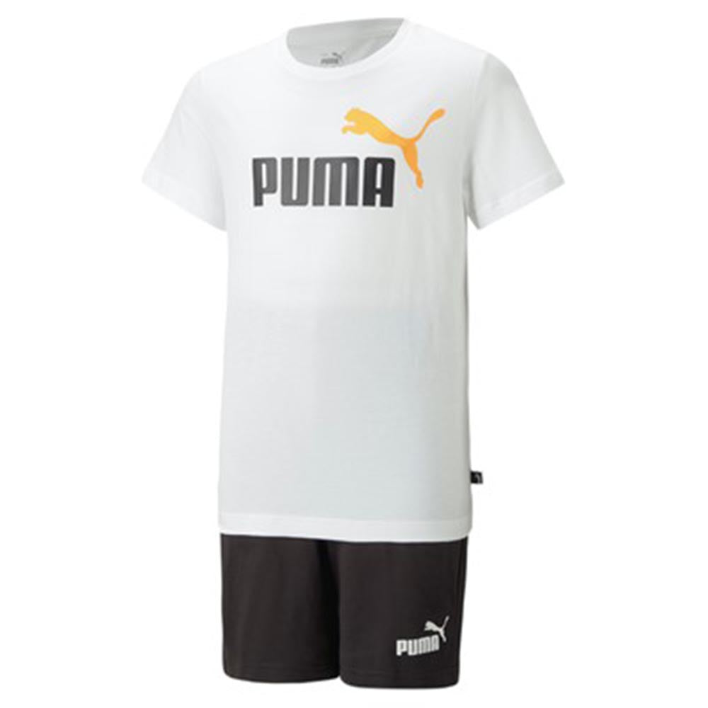 Puma Kids' T-Shirt and Shorts Jersey Set 847310-57 white-black