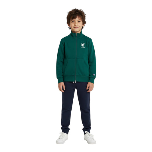 Champion GRAPHIC FULL ZIP SET - Tuta - 307536 GS511 verde-blu