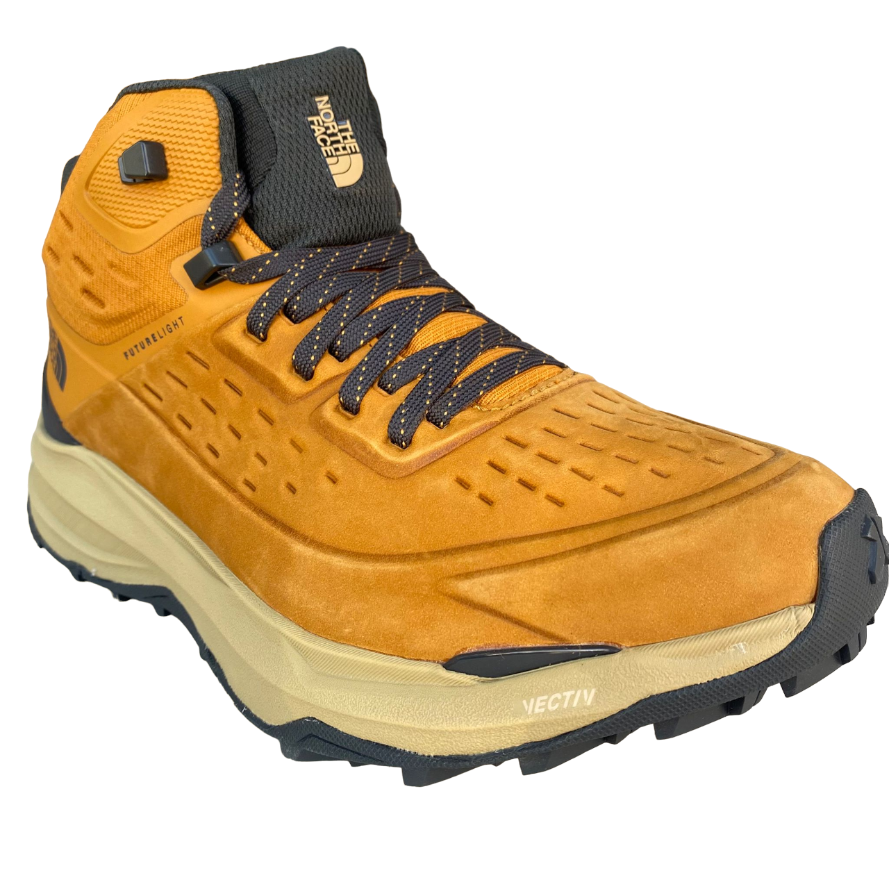 The North Face Men's Vectiv Exploris 2 Mid Futurelight Leather Hiking Shoes NF0A7W4XOI1 Brown