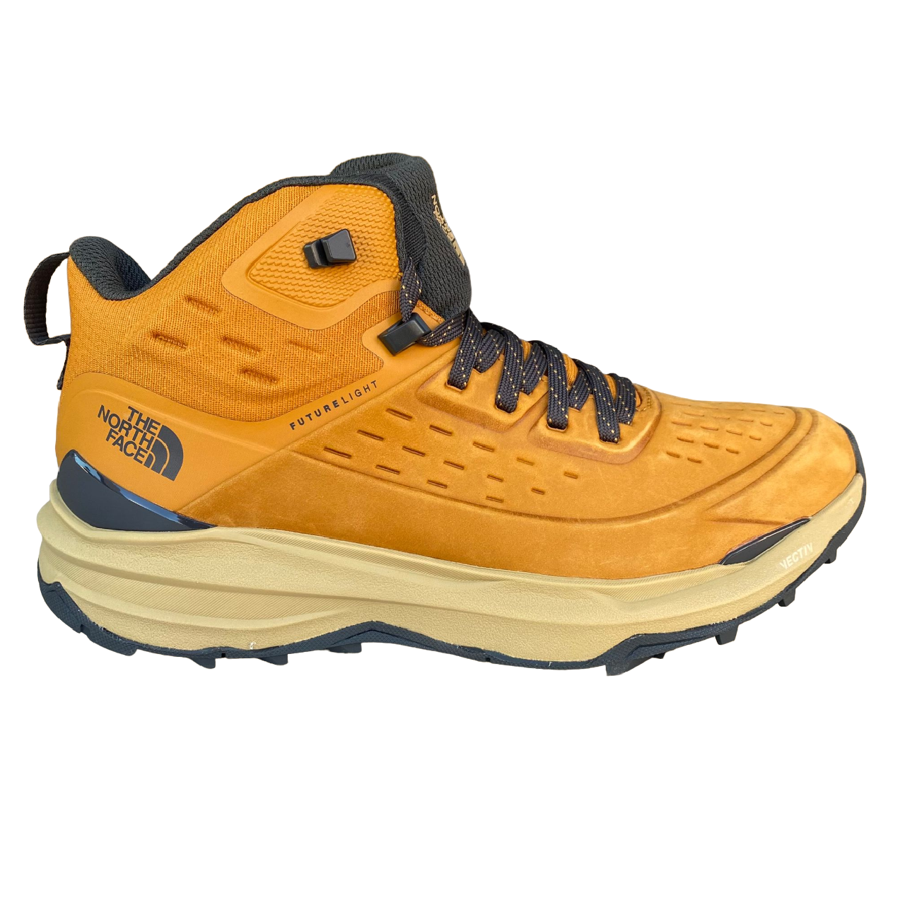 The North Face Men's Vectiv Exploris 2 Mid Futurelight Leather Hiking Shoes NF0A7W4XOI1 Brown