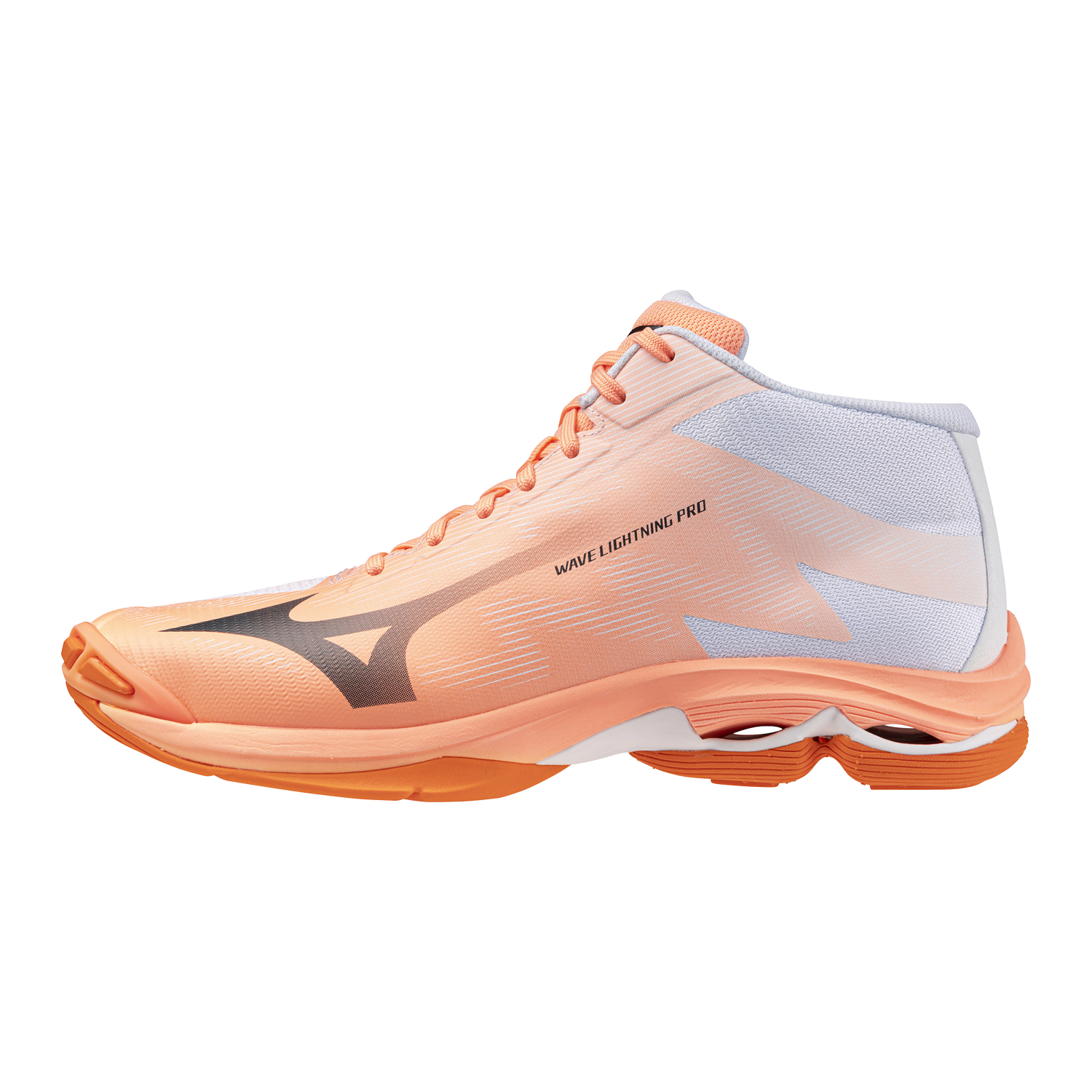 Mizuno scarpa da pallavolo Wave LIGHTNING PRO MID V1GA266580 Flamingo Coral-carbon-white